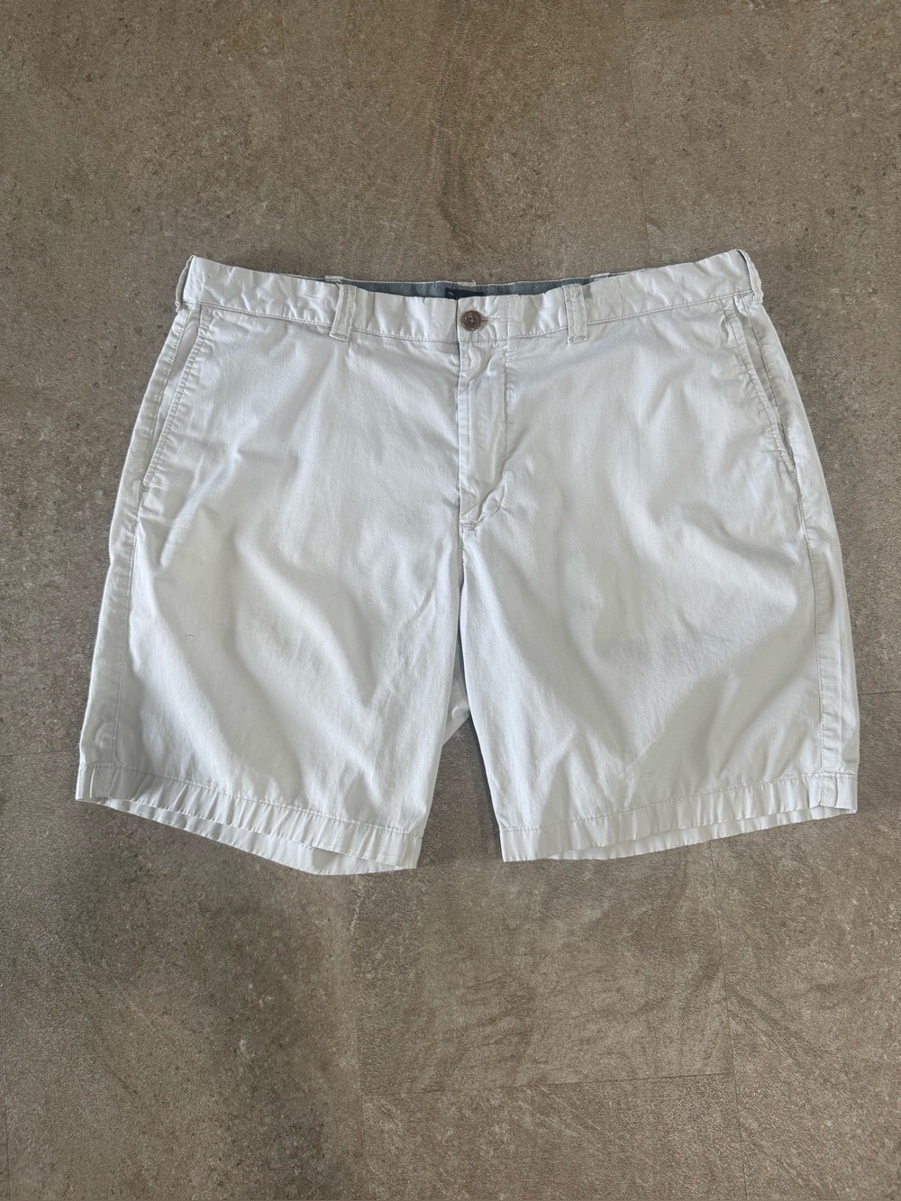 J.Crew Stretch Chino Shorts Men 38 Sand  9" Inseam Cotton Blend Casual Summer